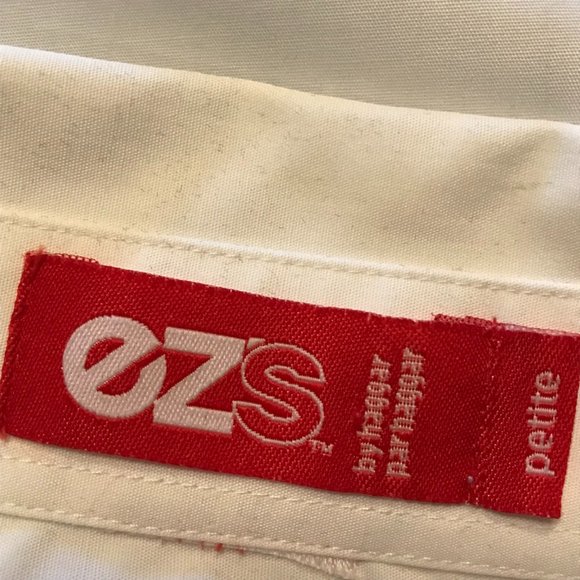 CLOSET CLEAROUT Classic White Button Down Shirt by Haggar  - Petites - Picture 2 of 8